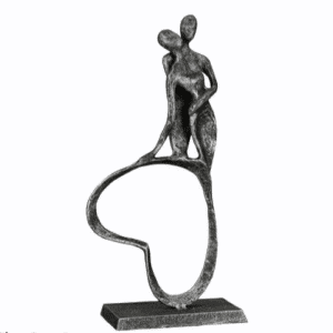 Gilde Handwerk - Sculptuur - Beeld - Stand by Me - Metaal - Zilverkleur