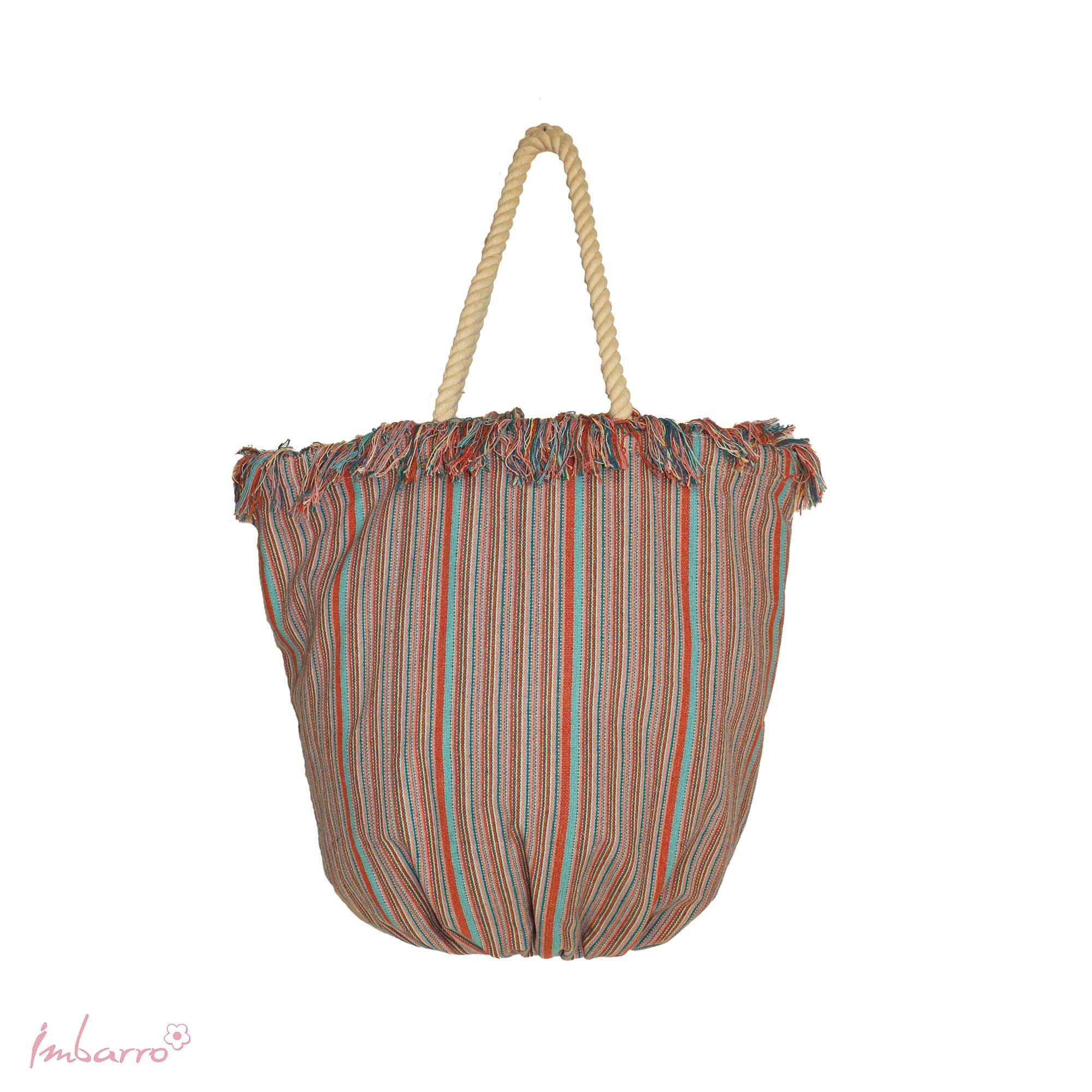 Imbarro Shopper Strandtas Tas - Eularia - Katoen - 48x50 cm