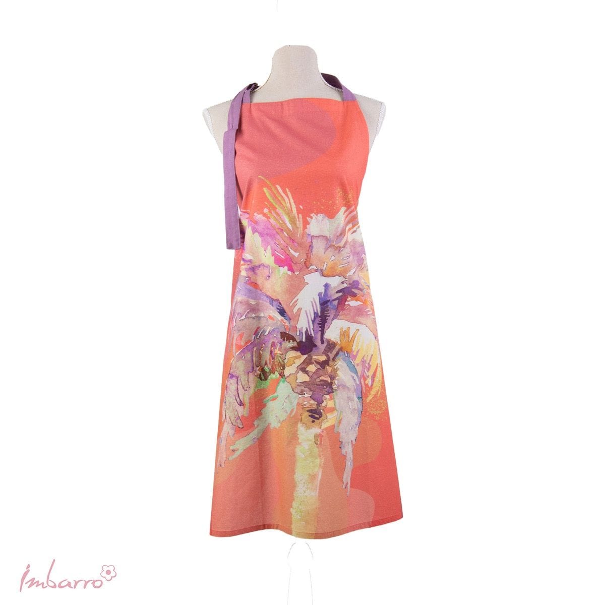 Imbarro - Schort - Keukenschort - Palmtree - Tropical - Katoen - One Size