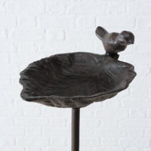 Boltze - Bird Bowl - Vogel drinkbak - Waterschaal - Vogelbad - Gietijzer - Vogels - 20x14cm