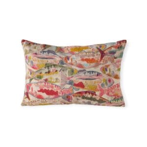 Boltze - Kussen - Fino - Vissen - Handgeweven Katoen - 40x60cm