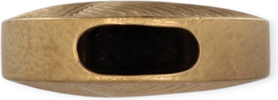 Daan Kromhout - Vaas - Inga - Leaf - Goud - Rond - 33x12x31cm - Keramiek - Afbeelding 2
