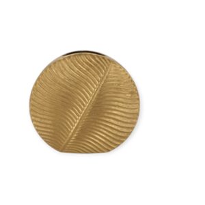 Daan Kromhout - Vaas - Inga - Leaf - Goud - Rond - 33x12x31cm - Keramiek