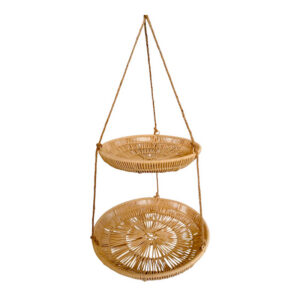 Home Society - Etagère - Hangend - Plateau - Hangende etagère - Pvc - Totale lengte 92cm