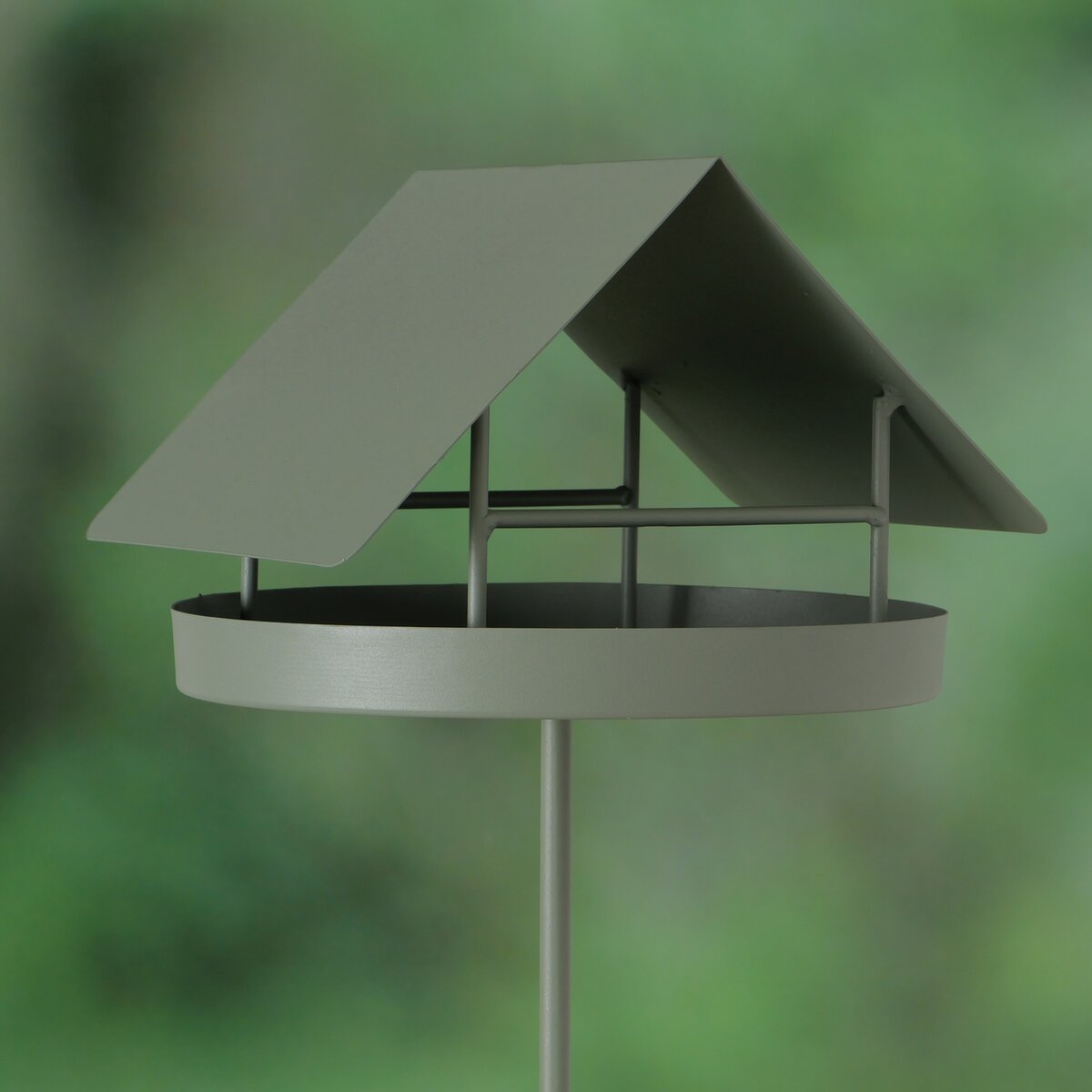 Boltze - Vogelvoederstation - Op stalen pin - Groen - Metaal - groen metaal - 170cm hoog - Afbeelding 4