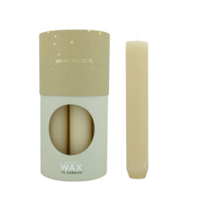 Home Society - XL Dinerkaars - Doos 7 stuks - Gebroken wit - Off White - Rond 3,4 cm - 21 cm hoog