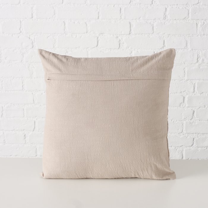 Boltze - Sierkussen - Kussen - Finna - 45x45cm - Linnen - Handgeweven - Beige,Crème,Wit - Afbeelding 3