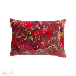 Imbarro - Sierkussen - Kussen - Burgundy - Paars/rood - Paradise - 40x60cm