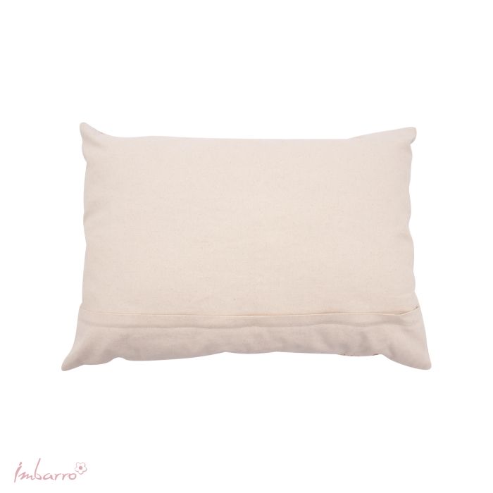 Imbarro - Sierkussen - Mimosa - Handgeborduurd - Katoen - 40x60 cm - Meerkleurig - Retro - Afbeelding 2