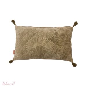 Imbarro - Sierkussen - Pure Green - Velours - 30 x 50 cm