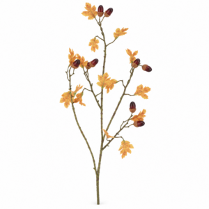 Daan Kromhout - Kunsttak - Eikenblad met Eikels - Herfst - Silk - 90cm - Eiken