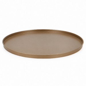Daan Kromhout - Tray - Plate - Dienblad - Bruin/Goud - Metaal - 46 x2cm