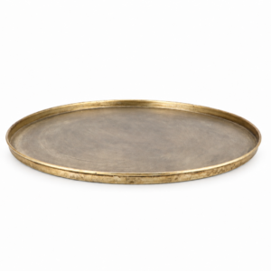 Daan Kromhout - Dienblad - Tray - Plate - Goud/Zilver - Geveegd - Metaal - 46x2cm