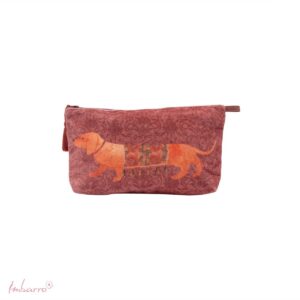 Imbarro - Pouch - Beautybag - Toilettas - Dash - Teckel - Velvet - 20x30
