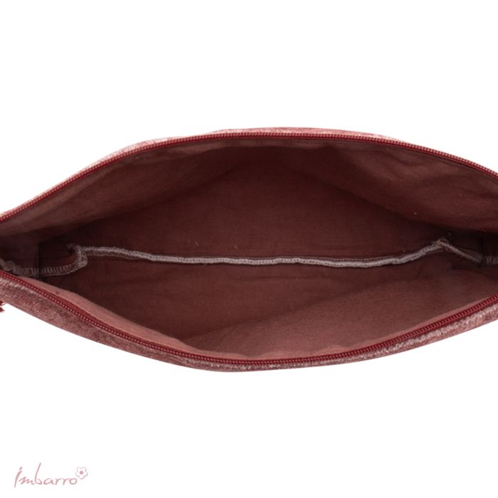 Imbarro - Pouch - Beautybag - Toilettas - Dash - Teckel - Velvet - 20x30 - Afbeelding 4
