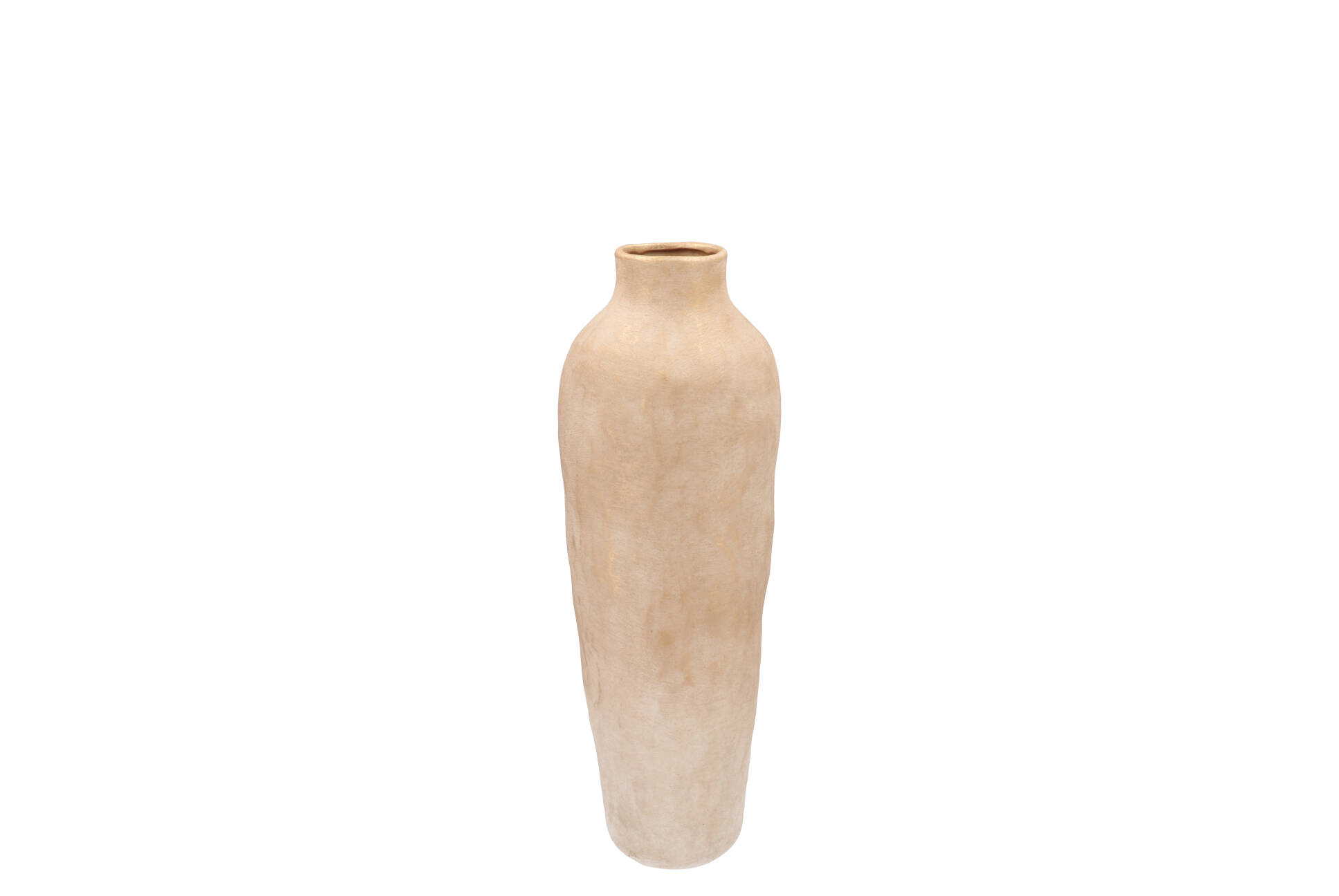 Daan Kromhout - Vaas - Bloemenvaas - Florence - Antique Goud - Wit - 12 x 12 x 35 cm - Aardewerk