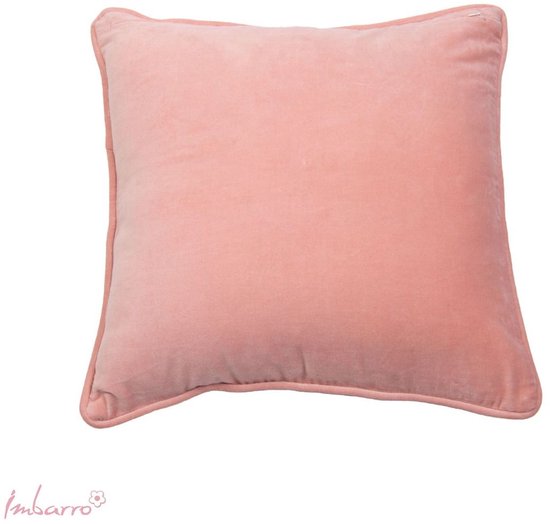 Imbarro - Sierkussen - Kussen - Lovely flowers - Velours - 50 x 50 cm - Afbeelding 3