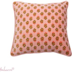 Imbarro - Sierkussen - Kussen - Lovely flowers - Velours - 50 x 50 cm