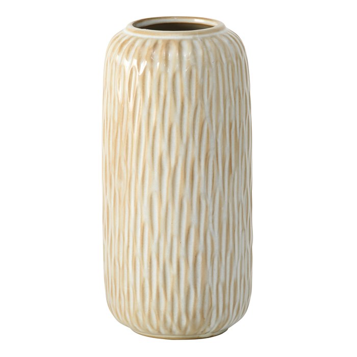 Boltze - Vaas - Bloemenvaas - Set van 4 - Keramiek - Beige - Creme - Verschillende formaten - Moderne Woondecoratie - Afbeelding 6